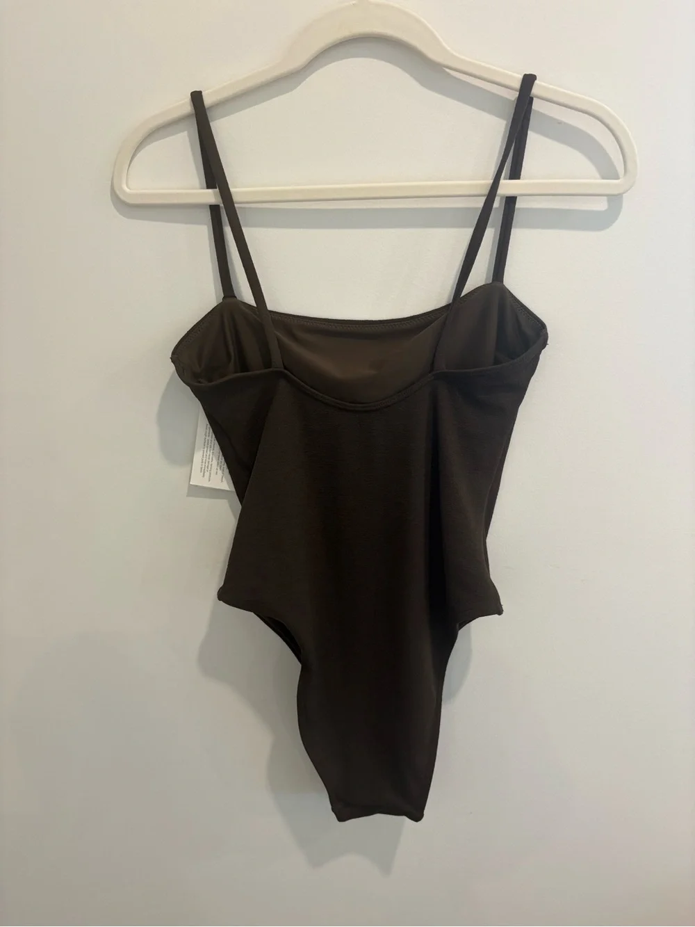 *model photo not actual color*Matteau Petite Square Maillot Swimsuit – Thyme